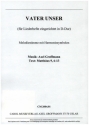 Vater Unser fr Gesang Melodiestimme mit Harmoniesymbolen