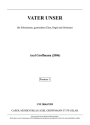 Vater Unser fr Solostimme, gem Chor, Orgel und Orchester Posaune 1