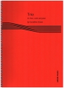 Trio for flute, violin and piano score and parts