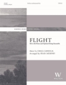 Flight  for female choir, piano,opt. string quartet score and parts