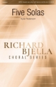 Kyle Pederson, Five Solas SATB Choral Score