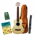 BUT50 Tenor Ukulele Pack - Dutch Language  Set (Gekleurde doos, gigbag, stemapparaat, draagband, methode, ukulele