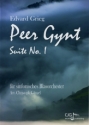 Grieg, Edvard, Peer Gynt - Suite I Blasorchester Partitur, Stimmensatz