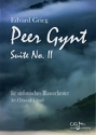 Grieg, Edvard, Peer Gynt - Suite II Blasorchester Partitur, Stimmensatz