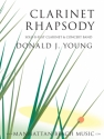 Young, Donald, Clarinet Rhapsody Blasorchester & Klar Partitur, Stimmensatz