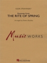 Igor Stravinsky, Excerpts from The Rite of Spring Concert Band Partitur + Stimmen