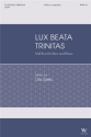 Lux Beata Trinitas for mixed choir, oboe and piano choral score
