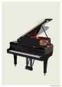 Illustrated Postcard Klavier Format: 100x148mm Postkarte