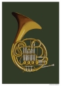 Illustrated Postcard Horn Format: 100x148mm Postkarte