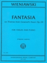Fantasia on Themes from Gounod's Faust op.20 for violin and piano