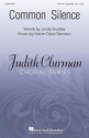 Marie-Claire Saindon, Common Silence SATB Choral Score