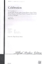 Celebration for women's chorus and piano (guitar, bass and drums ad lib) score