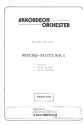 Micro-Suite Nr.1 fr Akkordeonorchester Partitur