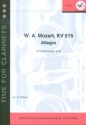 Quintett C-DUR KV515 fr 5 Klarinetten Partitur und Stimmen
