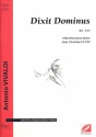 Dixit Dominus RV595 pour solistes, cheour mixte et orchestre rduction chant et piano