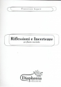 Riflessioni e Incertezze per flauto et marimba partitura e parti