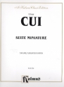 Suite miniature for piano 4 hands score