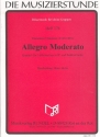 Allegro Moderato fr 3 Klarinetten und Bassklarinette Partitur und Stimmen