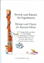 Barock und Klassik fr Fagottminis fr Quintfagott und Klavier