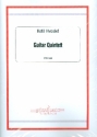 Quintet for guitar, 2 violins, viola and cello score and parts