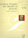 Jushua fought the Battle of Jericho for piano 4 hands score