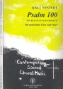 Psalm 100 fr gem Chor und Orgel Partitur