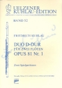 Duo D-Dur op.81,1 fr 2 Flten 2 Spielpartituren
