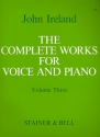 The complete Works vol.3 for medium voice and piano score