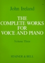 The complete Works vol.3 for medium voice and piano score