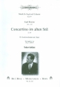 Concertino im alten stil op.20 fr Streichorchester und Orgel Violine olo