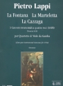 3 Canzoni strumentali a 4 voci per 4 viole di gamba partitura e parti