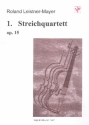 Streichquartette Nr.1 op.15  Partitur und Stimmen