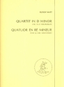 Quartet d minor for 4 violoncellos parts