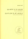 Quartet d minor for 4 violoncelli parts