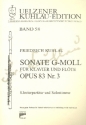 Sonate g-Moll op.83,3 fr Flte und Klavier