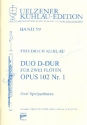 Duo D-Dur op.102,1 fr 2 Flten 2 Spielpartituren