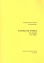 Sonata da chiesa fr Fagott und Orgel