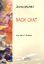 Bach Chat pour piano  4 mains partition
