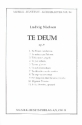 Te Deum op.9 for mixed chorus a cappella score (la)