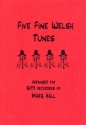 5 fine Welsh tunes for 4 recorders (SATB) score and parts