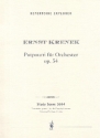 Potpourri op.54 fr Orchester Studienpartitur