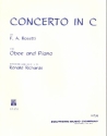 Conzert in C for oboe and orchetra oboe and piano