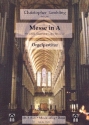 Messe A-Dur fr gem Chor und Orgel (Streicher ad lib) Orgelpartitur
