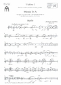 Messe A-Dur fr gem Chor und Orgel (Streicher ad lib) Stimmensatz (3-2-1-3)