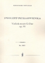 Konzert G-Dur op.95 fr Violine und Orchester Studienpartitur