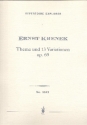 Thema und 13 Variationen op.69 fr Orchester Studienpartitur