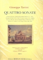4 sonate per violino (e violoncello) e Bc partitura e parti
