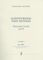 Hunyady Lszl op.59 fr Orchester Studienpartitur