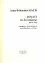 Sonate en sol mineur BWV1020 pour hautbois et piano