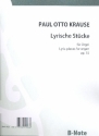 Lyrische Stcke fr Orgel